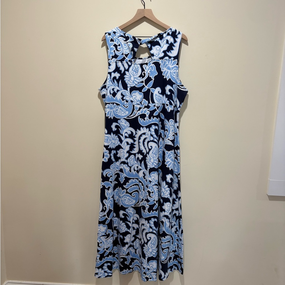 Talbots Women’s Floral Sleeveless Maxi Dress - Picture 8 of 8